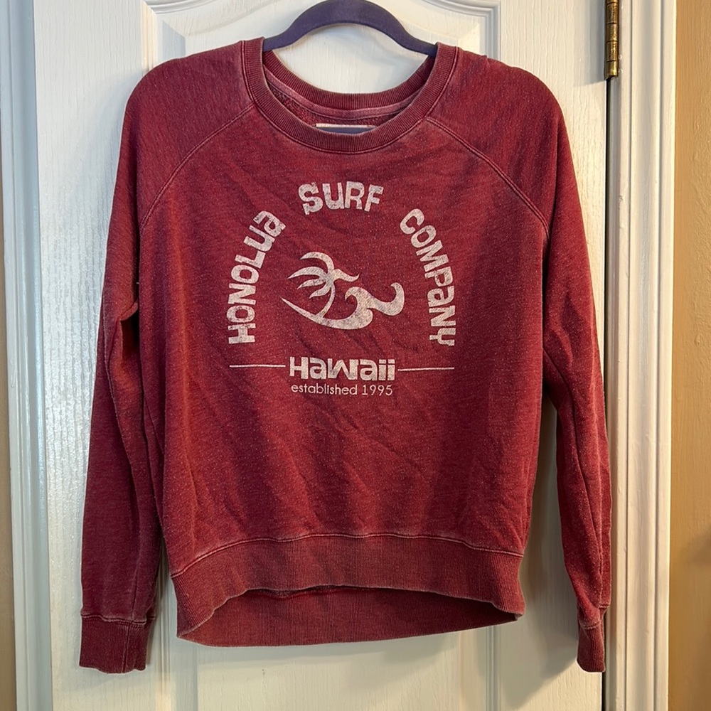 Womens Honolua surf company sweatshirt